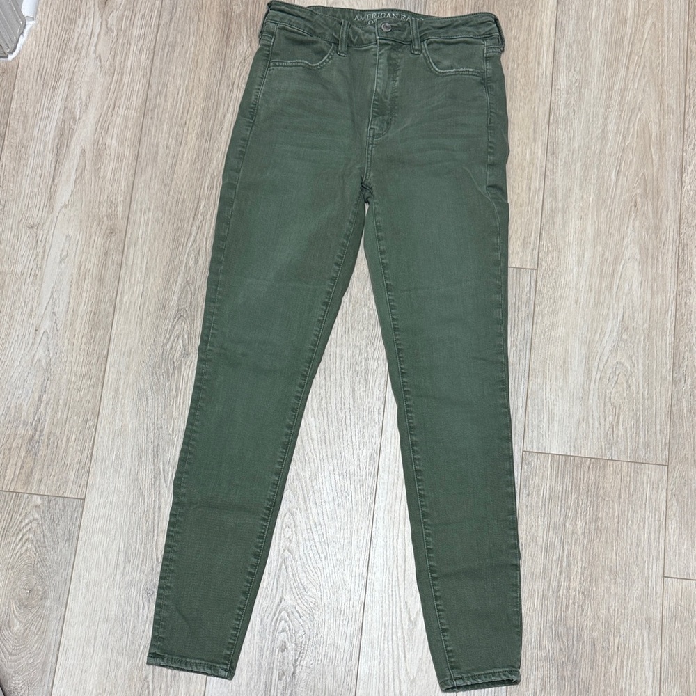American Eagle Army Green Jegging